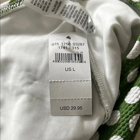 Green Polka Dot Bikini Set - Picture 10 of 11